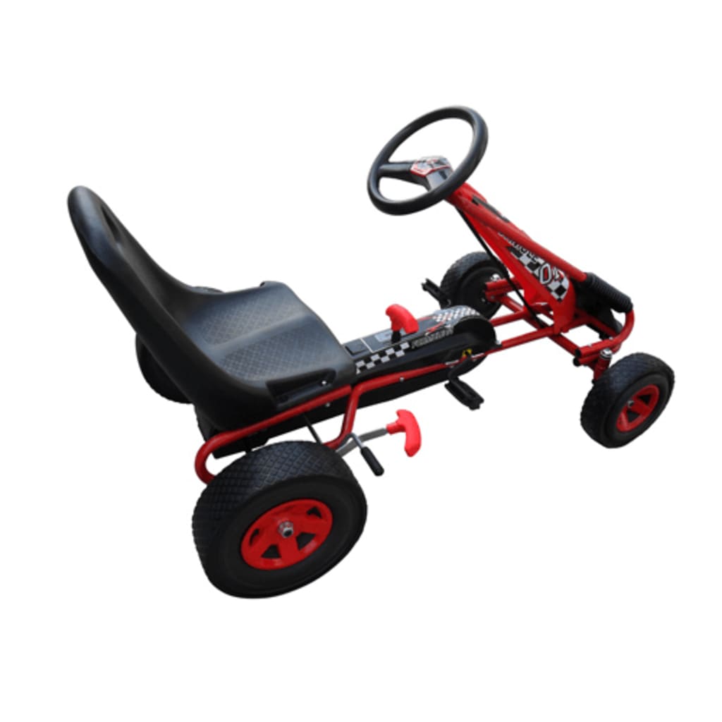 Go-kart a pedali per bambini, sedile regolabile, rosso cod mxl 69744