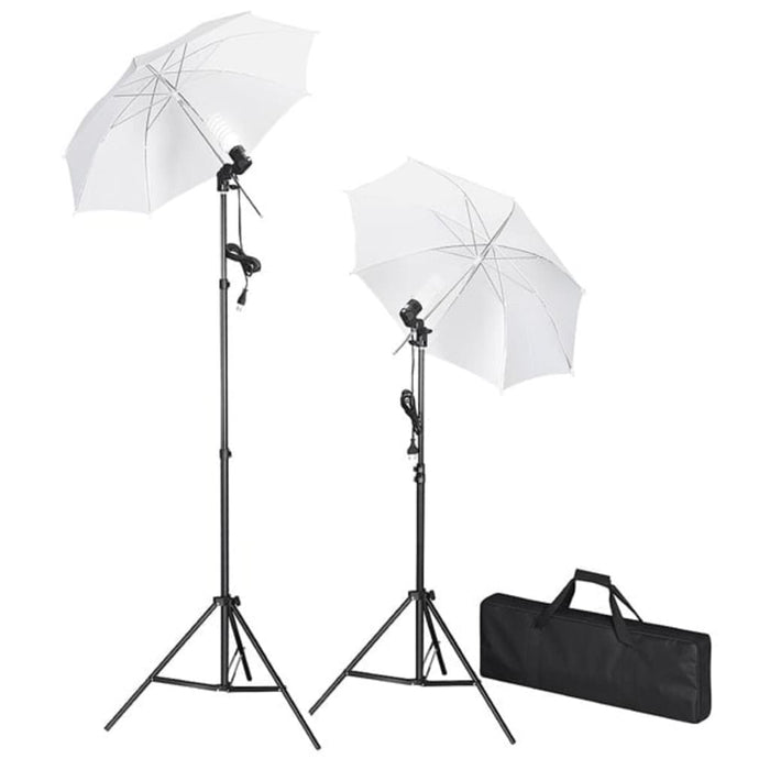 Set di Luci per Set Fotografico con Stativi e Ombrellicod mxl 121125