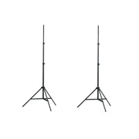 Set Stativi Fotografici 2 pz Regolabili Altezza 78-210 cm 190026