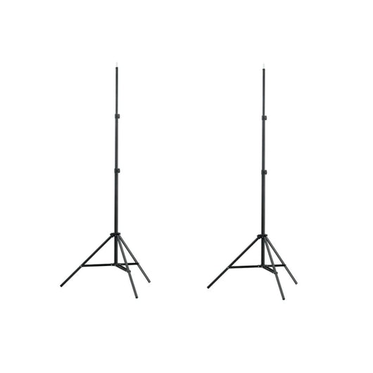 Set Stativi Fotografici 2 pz Regolabili Altezza 78-210 cm