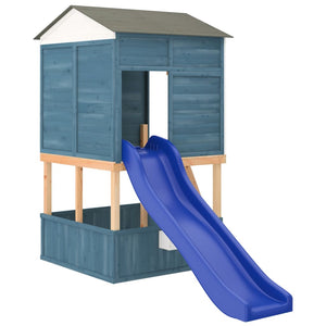 Scivolo per Bambini Blu 175x38x23 cm in Polipropilene