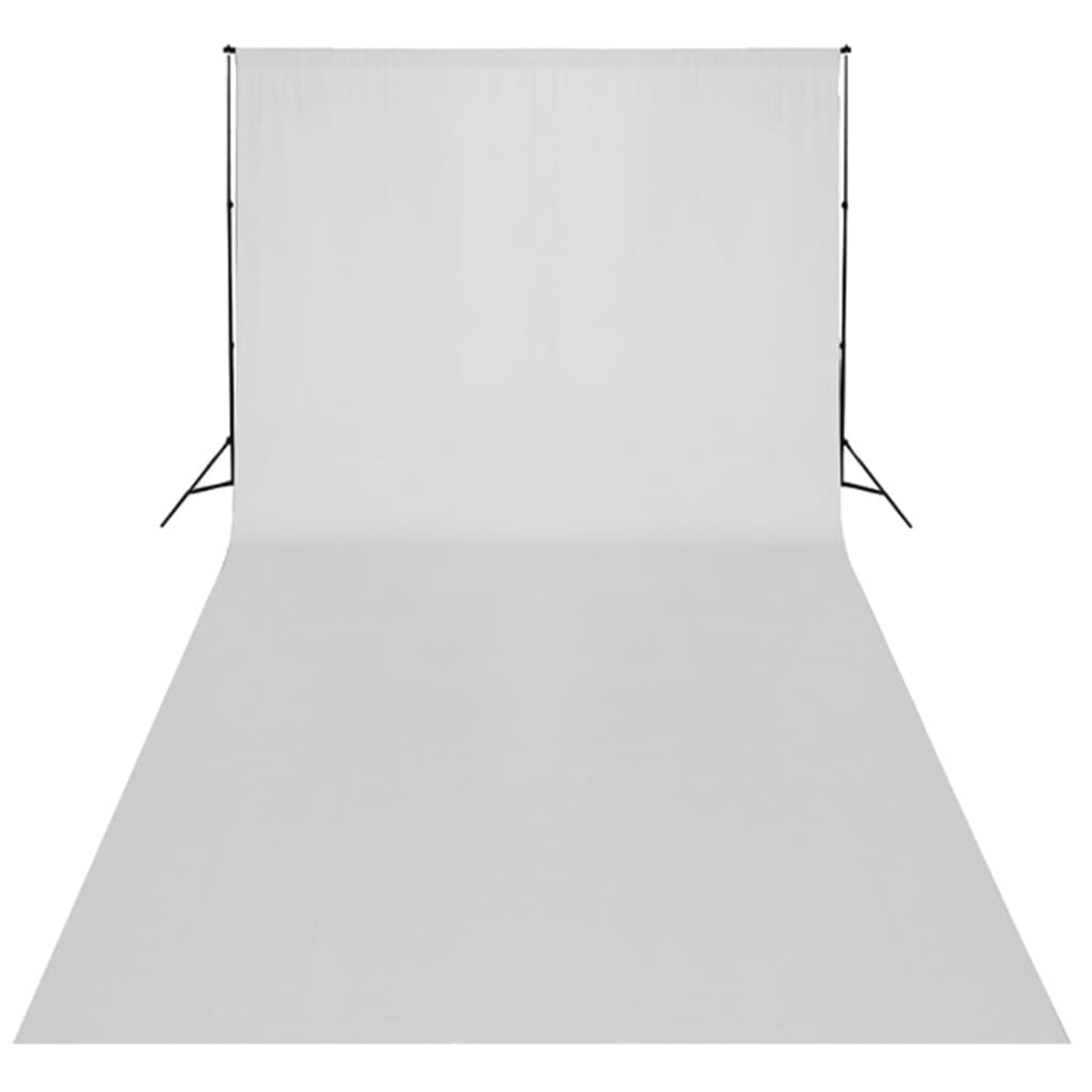 Set Studio Fotografico Fondale Bianco 600x300 cm con Luci 160180