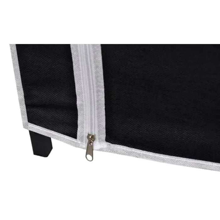 Armadio Guardaroba Pieghevole Nero 110 x 45 x 175 cm  cod mxl 67886