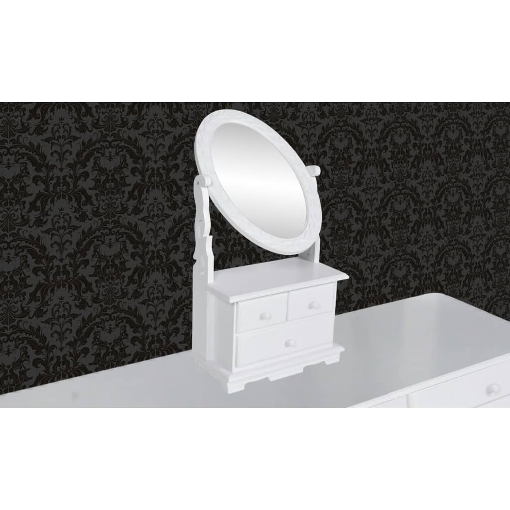 Toletta con Specchio Oscillante Ovale in MDF cod mxl 97252