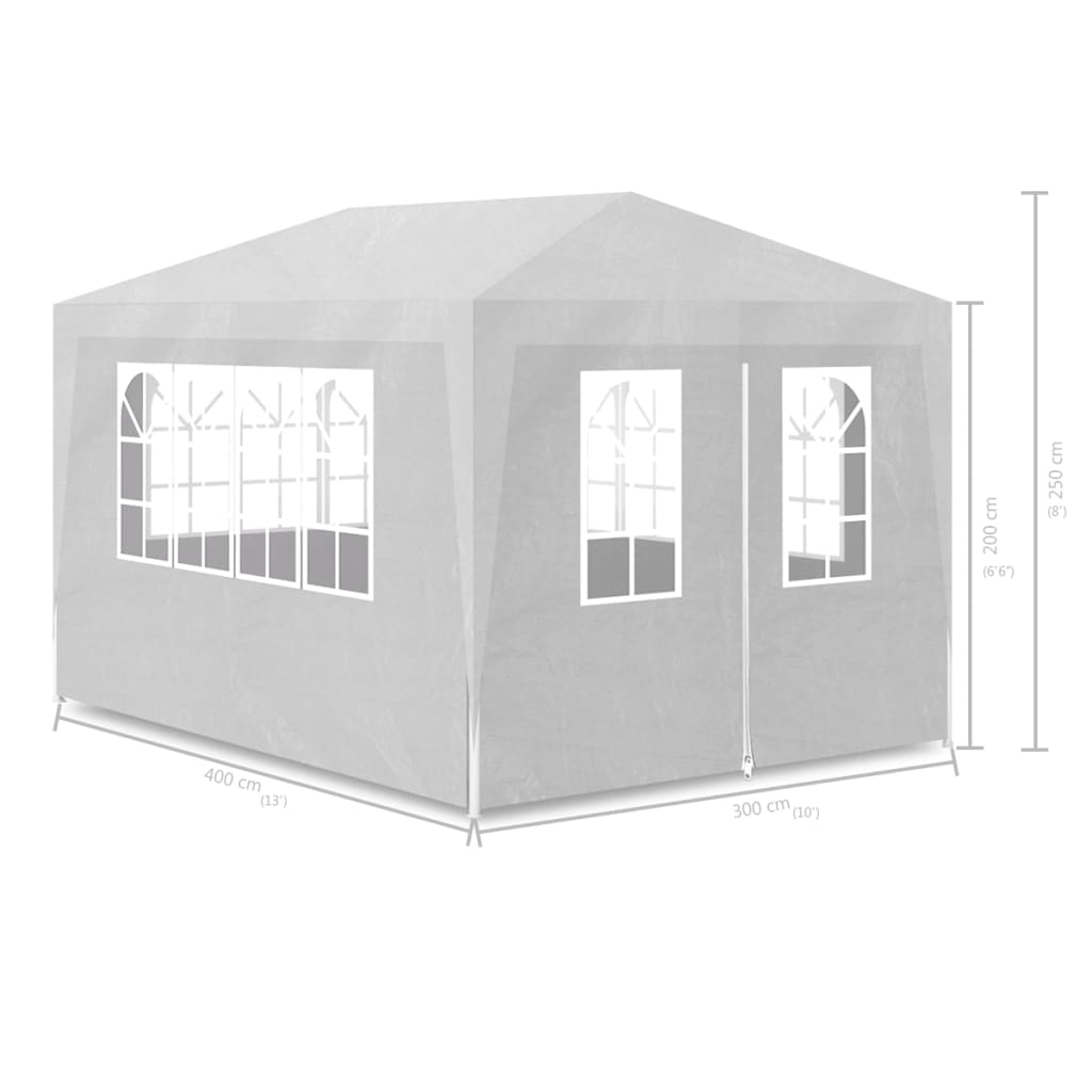 Tenda per Feste 3x4 m Bianca cod mxl 66317