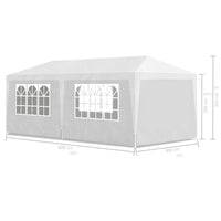 Tenda per Feste 3x6 m Bianca cod mxl 66366