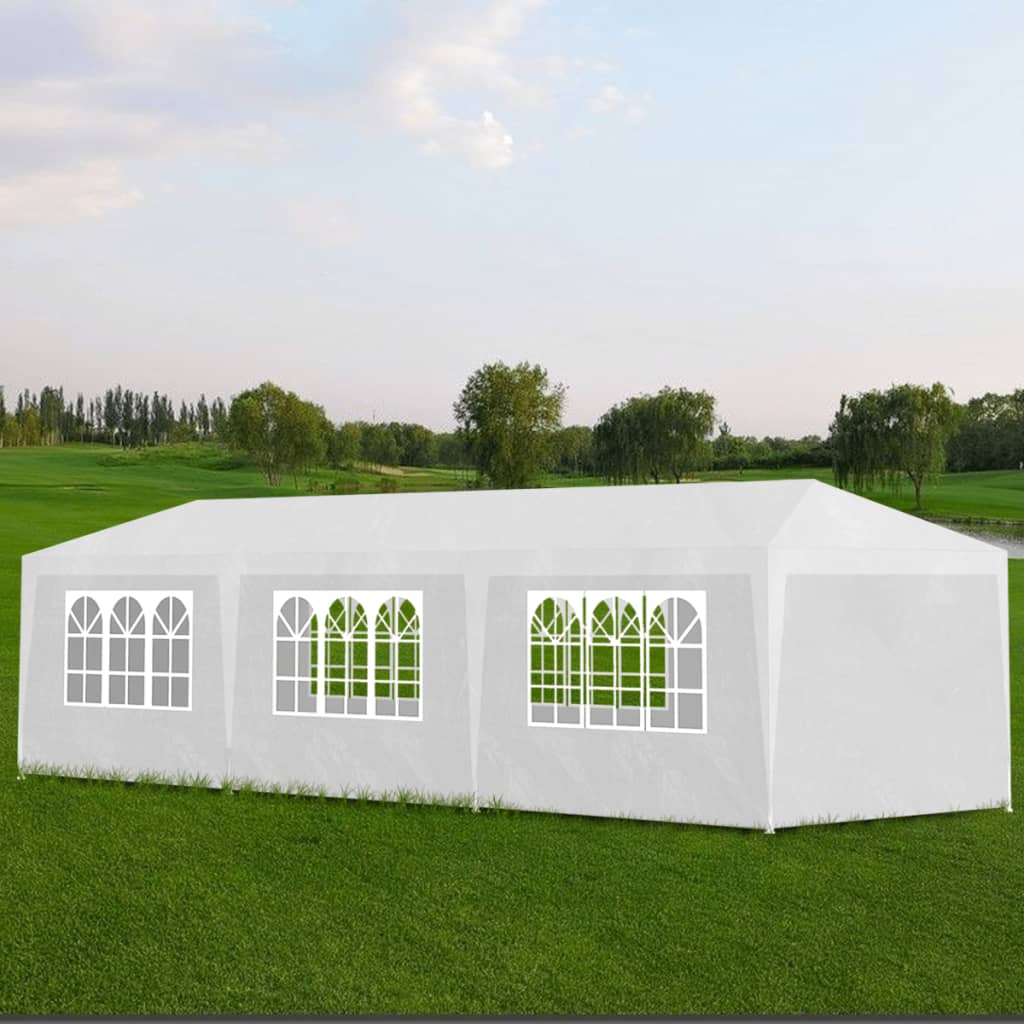 Tenda per Feste 3x9 m Bianca 90338