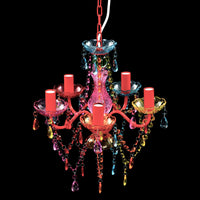 Lampadario in Cristallo 5 Lampadine Multicolore cod mxl 49940