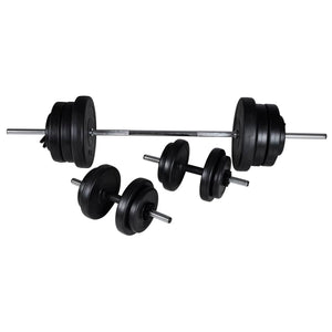 Set Bilanciere e 2 Manubri 60,5 kg 90375