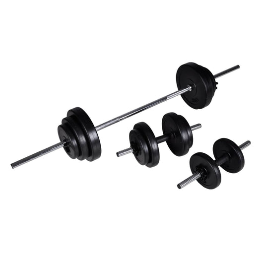 Set Bilanciere con 2 Manubri 30,5 kg 90377