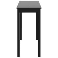 Tavolo da Bar in MDF Nero 115x55x107 cm  cod mxl 24359