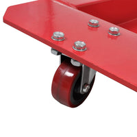 Sostegno cavalletto supporto per motocicli rosso 210155