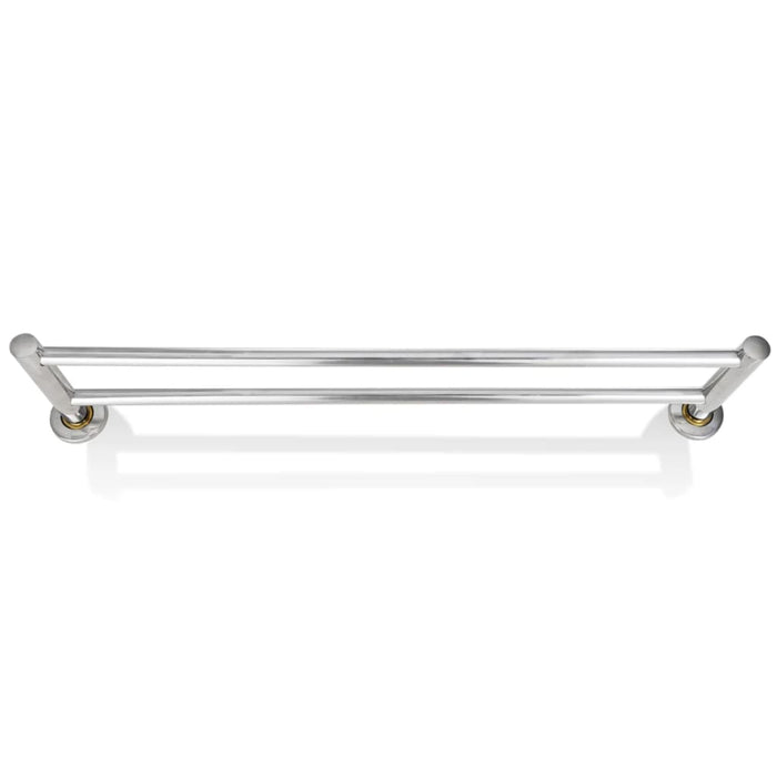 Porta Asciugamani in Acciaio Inox 2 Barre cod mxl 51371