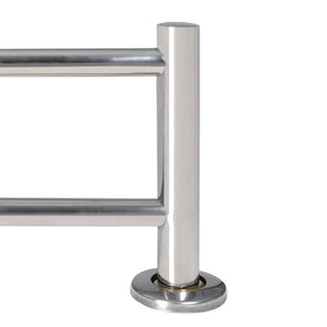 Porta Asciugamani in Acciaio Inox 2 Barre cod mxl 51371