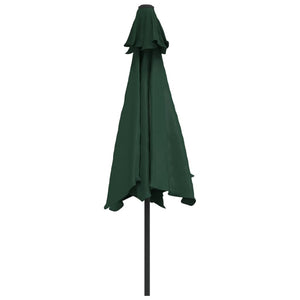 Parasole verde 3 m palo in acciaio cod mxl 13759