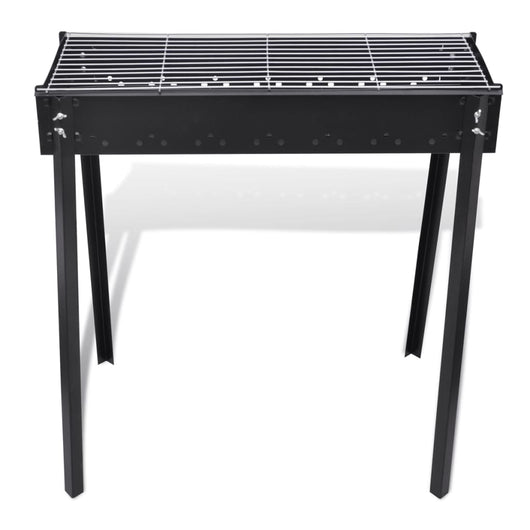 Supporto per BBQ a carbonella forma quadrata 75 x 28 cm cod mxl 12253