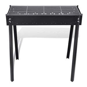 Supporto per BBQ a carbonella forma quadrata 75 x 28 cm 40713