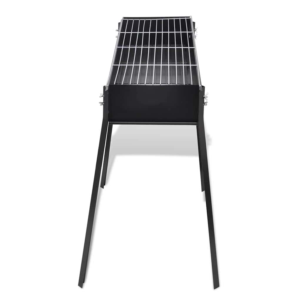 Supporto per BBQ a carbonella forma quadrata 75 x 28 cm 40713