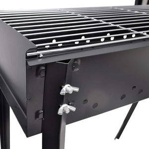 Supporto per BBQ a carbonella forma quadrata 75 x 28 cm 40713