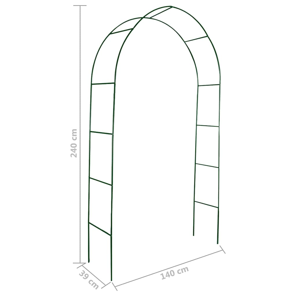 Archi da Giardino 2 pz per Piante Rampicanti 40776