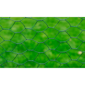 Recinzione in Rete per Pollaio Rivestita in PVC 25x0,5 m Verdecod mxl 117073