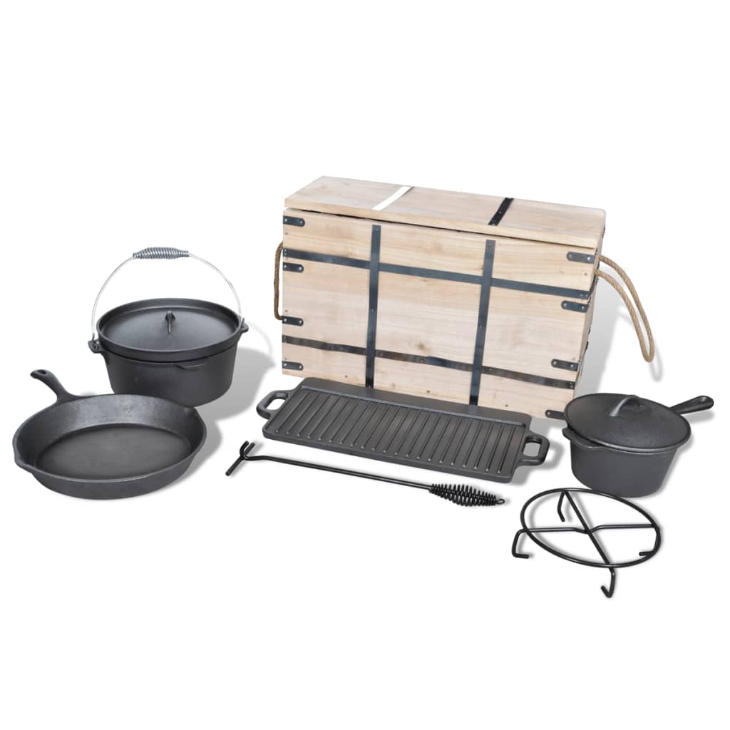 Set forno olandese 9 pz