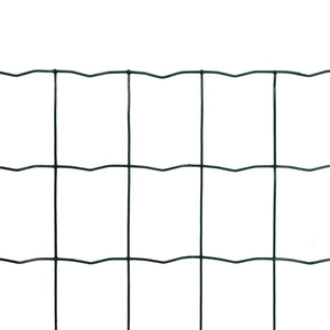 Recinzione Europea in Acciaio 10 x 0,8 m Verde cod mxl 12319