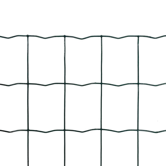 Recinzione Europea in Acciaio 10 x 0,8 m Verde cod mxl 12319