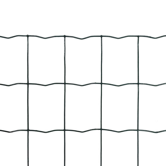 Recinzione Europea in Acciaio 10 x 0,8 m Verde cod mxl 13152