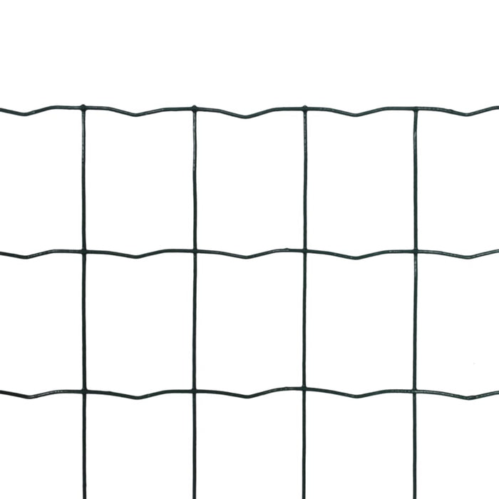 Recinzione Europea in Acciaio 10 x 0,8 m Verde cod mxl 13152