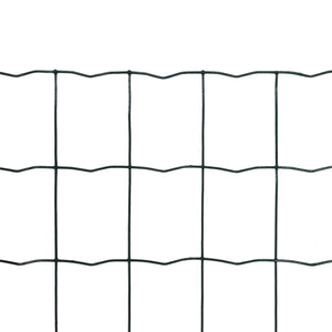 Recinzione Europea in Acciaio 25 x 0,8 m Verde cod mxl 13140