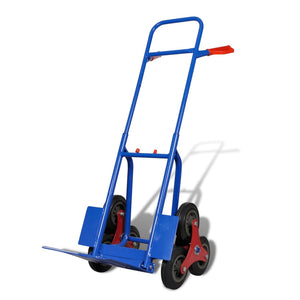 Carrello per Scale Pieghevole con 6 Ruote Blu  cod mxl 50159