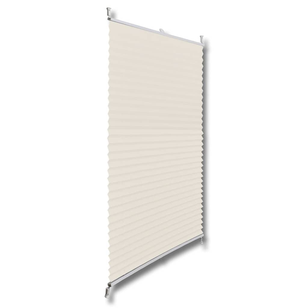 Tenda plissè 90 x 150 cm Crema 240639