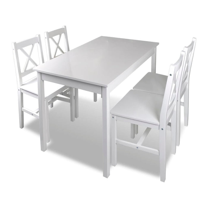 Set da Pranzo 5 pz Bianco   cod mxl 15183