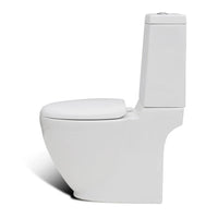 Set WC e Bidet con Piede in Ceramica Bianca cod mxl 48449