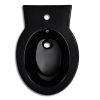 Set di Bidet e Toilette da Pavimento in Ceramica Nera cod mxl 51250