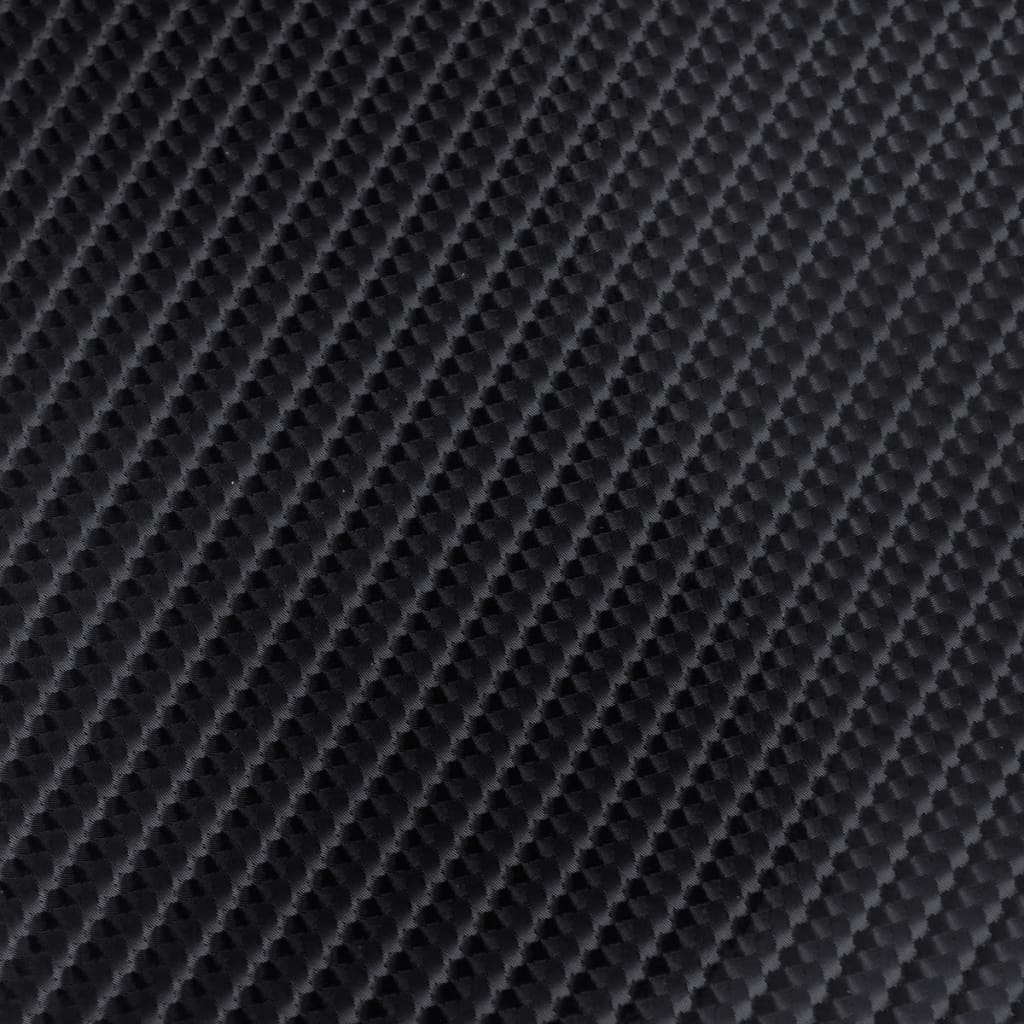 Pellicola per Auto in Fibra di Carbonio 4D Nero 152x200 cm 150141