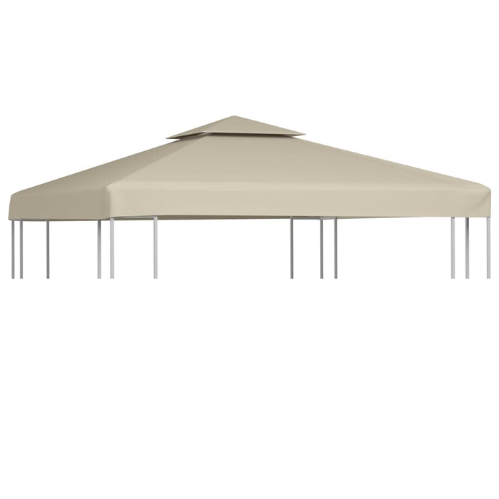 Telo di Ricambio per Gazebo 310g/m² Beige 3x3m 40875