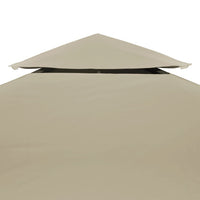 Telo di Ricambio per Gazebo 310g/m² Beige 3x3m 40875