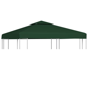 Telo di Ricambio per Gazebo 310g/m² Verde 3x3m 40876