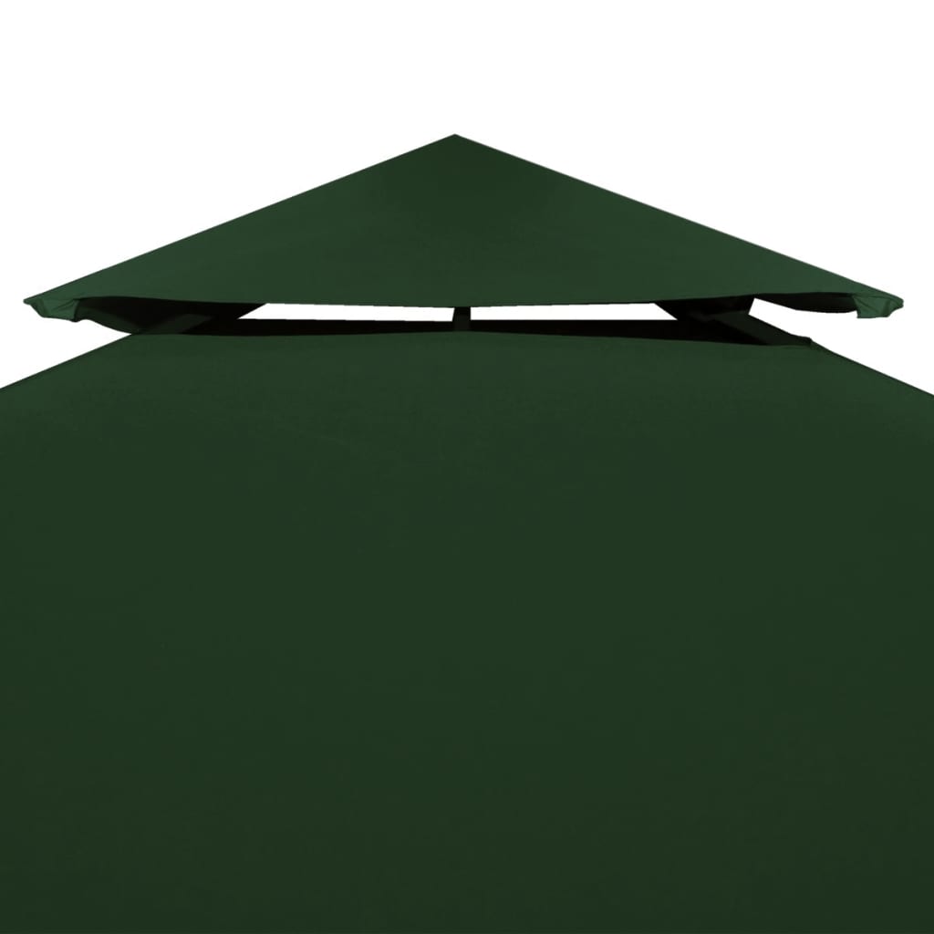 Telo di Ricambio per Gazebo 310g/m² Verde 3x3m 40876