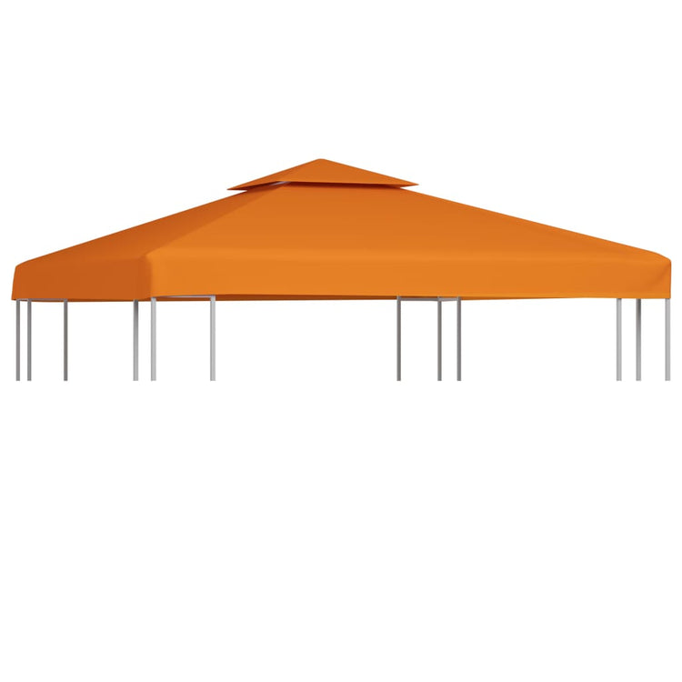 Telo di Ricambio per Gazebo 310g/m² Arancione 3x3m 40877