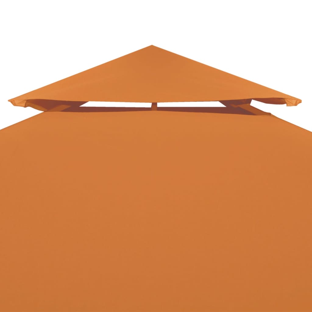 Telo di Ricambio per Gazebo 310g/m² Arancione 3x3m 40877