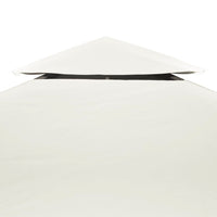 Telo di Ricambio per Gazebo 310g/m² Bianco Crema 3x4mcod mxl 121072