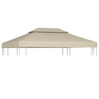 Telo di Ricambio per Gazebo 310g/m² Beige 3x4m 40881