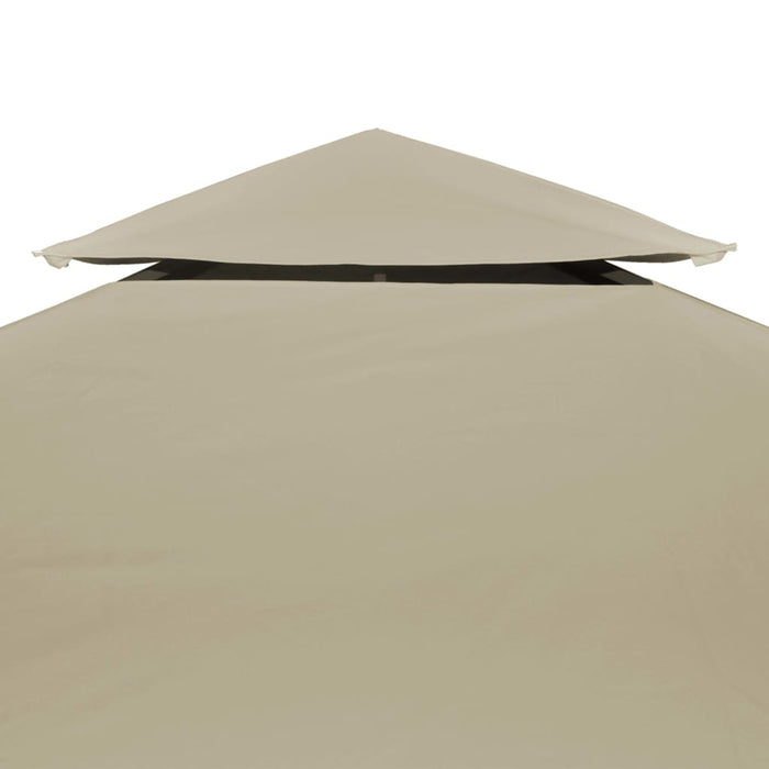 Telo di Ricambio per Gazebo 310g/m² Beige 3x4m 40881