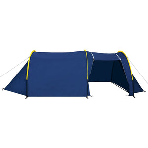 Tenda da Campeggio per 4 Persone Blu Marino/Giallo 90517