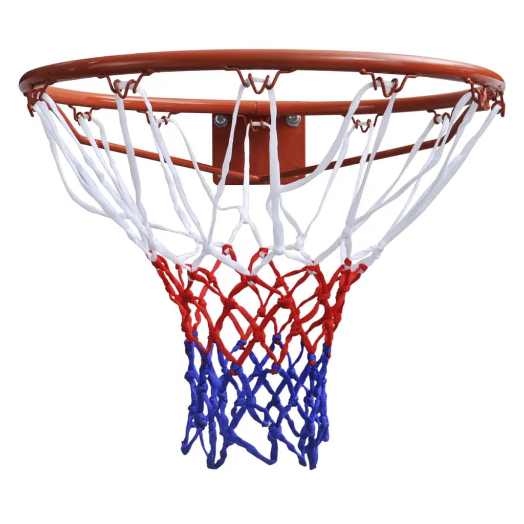 Set Canestro da Basket con Rete Arancione 45 cm 90498