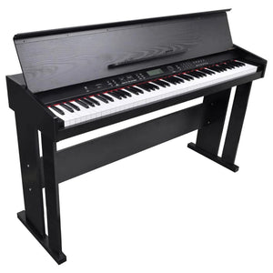 Pianoforte Classico Digitale Elettronico con 88 Tasti e Leggio 70039