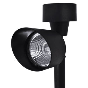 Riflettore solare esterno con LED Nero 12 pezzi cod mxl 55211